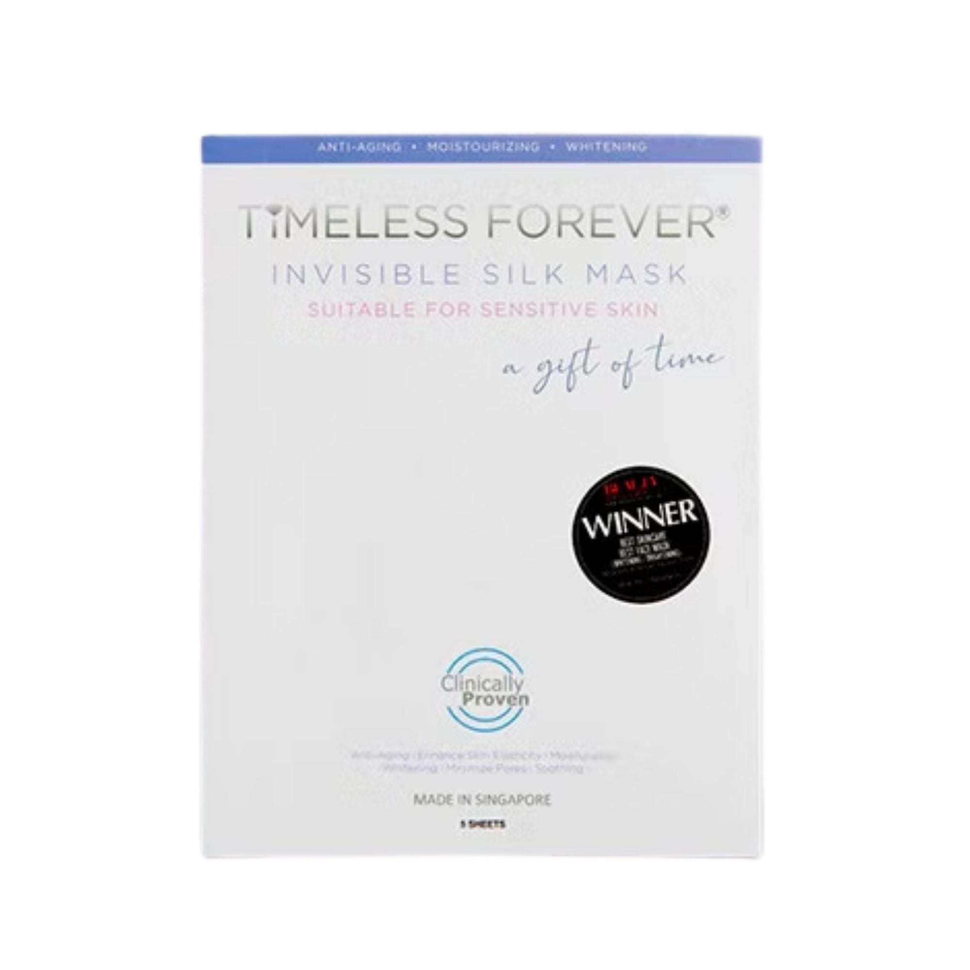 Timeless Forever Invisible Silk Sheet Mask